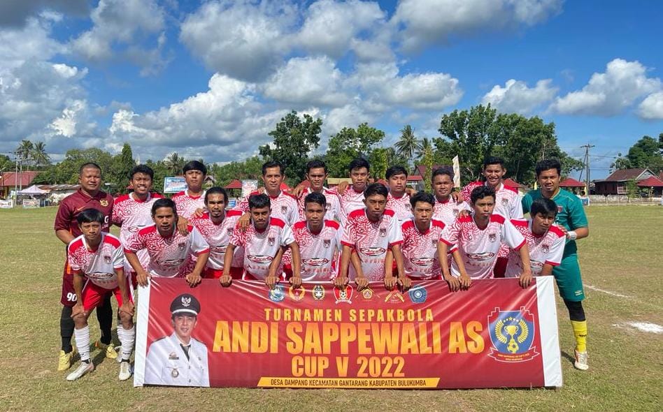 Ketgam: Skuat Bontonyeleng FC di Turnamen Andi Sappewali Cup V 2022