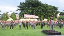 Kuatkan Sinergitas, TNI-Polri di Bulukumba Gelar Olahraga Bersama
