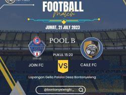Jangan Lewatkan! Besok, Join FC Tampil di Turnamen Sepakbola Mini “Gella Palaloi” Bontonyeleng
